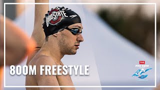 Hafnaoui El Kamash and Jervis With Fastest Times in 800M Freestyle  TYR Pro Series Fort Lauderdale [upl. by Laertnom444]