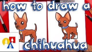 How To Draw A Chihuahua [upl. by Ahsinra]