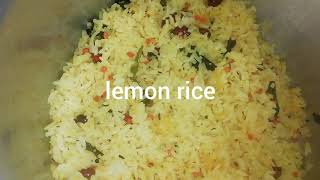 lemon rice easy recipe from leftover rice [upl. by Ransome597]