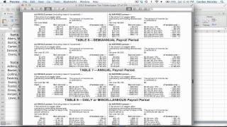 Federal Income Tax Withholding Demonstration Part 3 [upl. by Church]