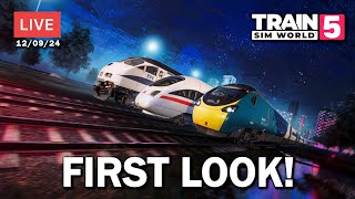 LIVE  FIRST LOOK at Train Sim World 5 Early Access [upl. by Stacee]