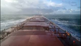 Porthole View of a Bulk Carrier [upl. by Nifares]