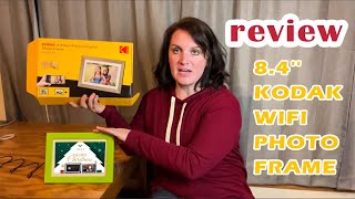 REVIEW Kodak WiFi Photo Frame  Smart Digital Photo Frame Touchscreen christams giftideas [upl. by Mahla783]