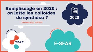 Remplissage en 2020  On jette les colloïdes de synthèse  Emmanuel FUTIER [upl. by Anafetse]