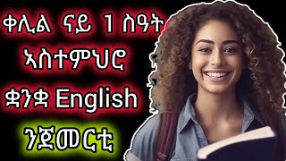 ቀሊል ኣስተምህሮ ቋንቋquot Englishquot ንጀመርቲLearn EnglishLearn Tigrinya [upl. by Ahsuatal]