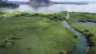 Skadar Lake and Virpazar  Montenegro 4K DRONE VIDEO [upl. by Ettenom]