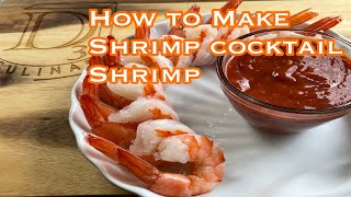 How to make Shrimp Cocktail Shrimp [upl. by Ydniahs]