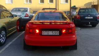 Toyota Celica GTi st182 modified tail and stop lights [upl. by Aninaj]