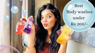 Best body washes under Rs 200  Affordable amp worthy  Beauty’s crown [upl. by Nodgnal]