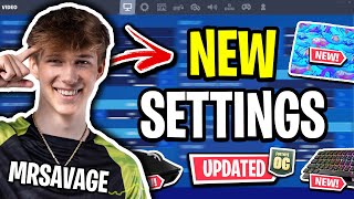 MrSavages NEW Settings Give You INSANE AIM Fortnite OG Settings [upl. by Clevie]