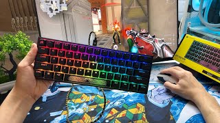 Esse Teclado é 8x mais rápido 8000hz de Polling Rate  Corsair K65 RGB Mini [upl. by Alic551]