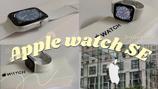 Apple Watch SE 2nd Generation  Unboxing and detailed overview ✨ [upl. by Enitnatsnoc547]