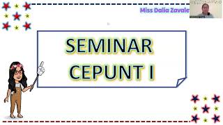 I ENGLISH SEMINAR CEPUNT [upl. by Rosette]