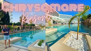 CHRYSOMARE BEACH HOTEL amp RESORT  Full Hotel Tour  Ayia Napa Cyprus Vlog [upl. by Ofloda681]