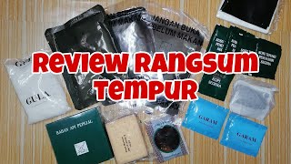 Review Rangsum  Makanan askar  Masak Rangsum tempur [upl. by Lohner]