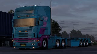 Scania 164L 580V8 Hamburg  Rostock Promods ETS2 Realistic Drive [upl. by Niawd689]