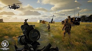 New MILITARY WAR Games in UNREAL ENGINE 5 coming out in 2024  PS5 Xbox Series X PC [upl. by Oicapot492]