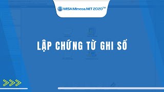 Lập chứng từ ghi sổ  MISA MIMOSANET [upl. by Dillie]