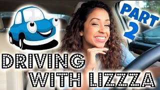 CRAZY DRIVER DRIVING WITH LIZZZA PART 2  Lizzza [upl. by Gnuhc]