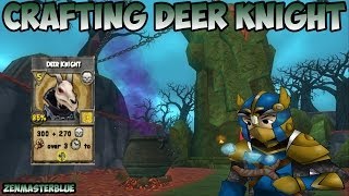 Wizard101 Crafting Deer Knight [upl. by Tom]