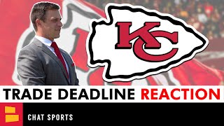 Kansas City Chiefs NFL Trade Deadline INSTANT REACTION Ft DeAndre Hopkins amp Josh Uche [upl. by Towne]