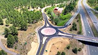 Floyd Hill Roundabout Drone Promo Video with Stolfus amp Associates [upl. by Bloch]