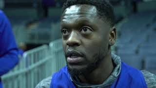 Julius Randle Reflects on Kobe Bryant from Knicks Shootaround [upl. by Anaujik334]