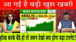 Hero motocorp share lastest news today  hero motocorp share lastest Target [upl. by Kayle]