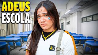 MEU ÚLTIMO DIA DE AULA  TERMINEI A ESCOLA [upl. by Narahs]