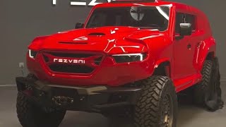 New 2025  Rezvani TANK in Volcano Red  Interior and Exterior Walkaround [upl. by Nylirad736]