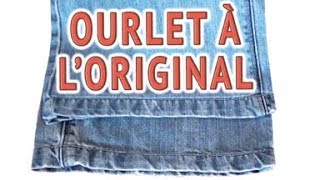 Comment raccourcir le jeans en gardant son ourlet original👀✂️ facilement👍 [upl. by Janyte]