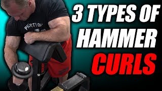 3 Hammer Curl Variations That Will Blow Up Your Arms 💪 [upl. by Kirstin]