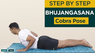 Bhujangasana Cobra Pose Benefits How to Do amp Contraindications by Yogi Sandeep  Siddhi Yoga [upl. by Anitsrhc734]