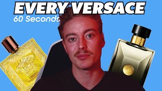 Every Versace Cologne in 60 Seconds 🔥 [upl. by Pump]