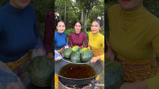 How to cook corn with water melon recipe shortvideo shorts cooking recipe [upl. by Jamill884]