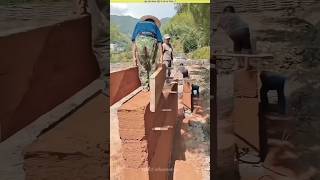 How village people make mud houses attractive and durable। shorts experiment [upl. by Eltsyrk]