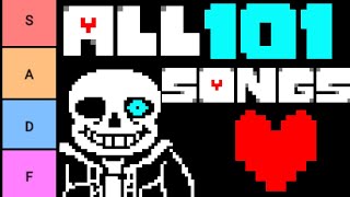 I Ranked EVERY Song In Undertale [upl. by Aihsei918]