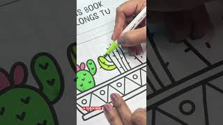 ASMR Sketchbook Coloring for Relaxation  Chill amp Fill Daily [upl. by Herrod]