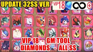 Pocket Incoming 32SS Update  GM Tool Free amp All SS amp Diamonds Megamon [upl. by Anneliese189]