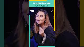 Tabish Mimicked Altaf Hussain 🤣🤣  Natasha Baig  Tabish Hashmi  TBH  IQE [upl. by Moise524]