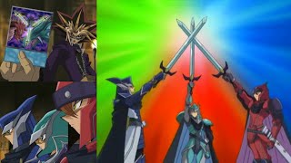 THEN YOU GAZED IN THE WRONG PLACE ATEM summons THE THREE LEGENDARY KNIGHTS of ATLANTIS in YUGIOH [upl. by Aivil]