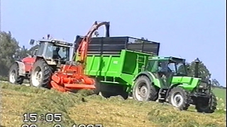 Loonw Masson  Chimay  Pöttinger MEX V  Massey Ferguson 3690  DeutzFahr DX 630 [upl. by Hannej525]