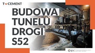 Układanie nawierzchni betonowej w tunelu Zielonki na drodze S52 [upl. by Bobbee927]