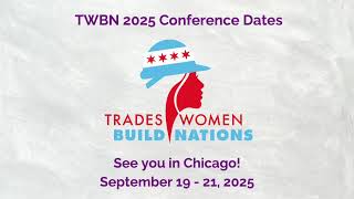 Tradeswomen Build Nations Plenary September 29 2024 in New Orleans LA [upl. by Yddet204]