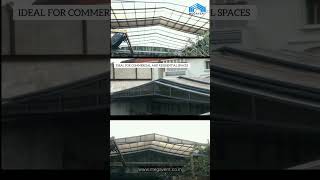 Motorised Retractable Roof for Restaurants in India wwwmegaventcoin [upl. by Joyan]