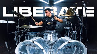 LIBERATE  SLIPKNOT  DRUM COVER [upl. by Esorbma]