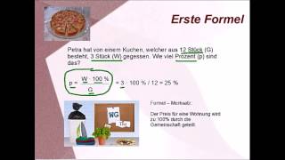 Prozentrechnung  alle drei Formeln [upl. by Eseila]