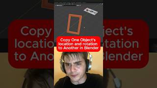 Copy One Objects location and rotation to Anoth in Blender [upl. by Elie881]