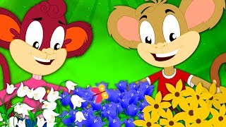 Mary Mary Quite Contrary Nursery Rhymes  Baby Songs For Children By Monkey Rhymes [upl. by Eirb]