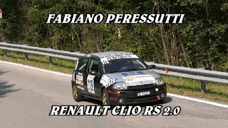 SALITA ALPE DEL NEVEGAL 2024  FABIANO PERESSUTTI  RENAULT CLIO RS 2000  BY BELLUNOVIDEO [upl. by Rekcut]